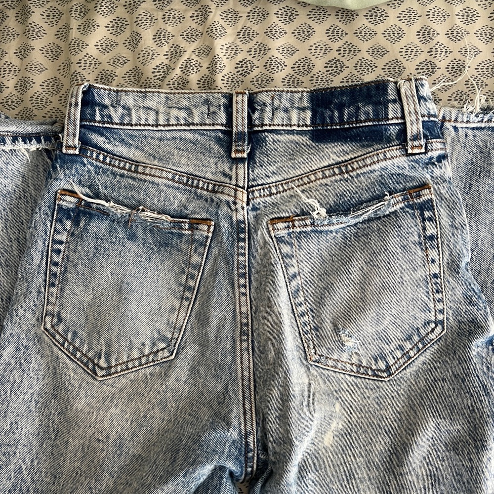 Abercrombie & Fitch Blue Straight Leg Jeans - Picture 4 of 7